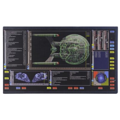 Lot # 1201: Star Trek: Enterprise (T.V. Series, 2001 - 2005) - Engineering Console Stunt Overlay