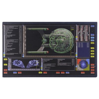 Lot # 1201: Star Trek: Enterprise (T.V. Series, 2001 - 2005) - Engineering Console Stunt Overlay