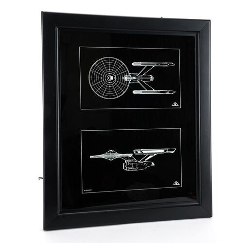Lot # 1218: Star Trek: The Motion Picture (1979) - Framed Enterprise Graphic Computer Panel