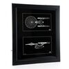 Lot # 1218: Star Trek: The Motion Picture (1979) - Framed Enterprise Graphic Computer Panel