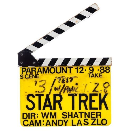 Lot # 1224: Star Trek V: The Final Frontier (1989) - Clapperboard