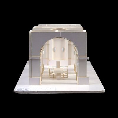 Lot # 1245: Star Wars: The Phantom Menace (1999) - Theed Royal Palace Throne Room Art Department Model