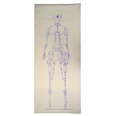 Lot # 1294: Star Wars: Return Of The Jedi (1983) - Full-Size 8D8 Blueprint Copy