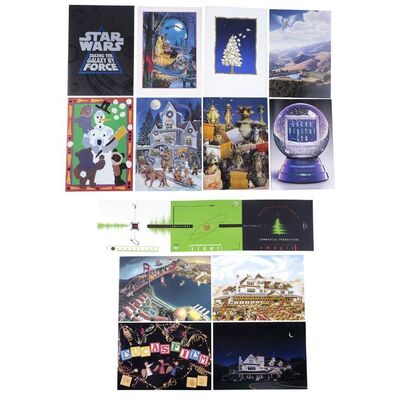 Lot # 1302: Lucasfilm - Set of 13 Holiday Cards