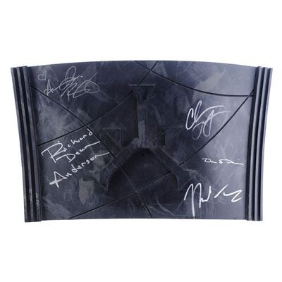 Lot # 1305: Stargate SG-1 (T.V. Series, 1997 - 2007) - Cast-Autographed Abydos Glyph