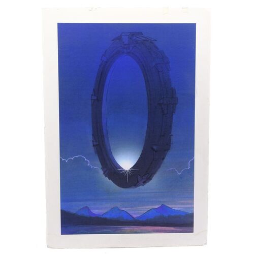 Lot # 1312: Stargate (1994) - Printed and Hand-Illustrated Poster Concept Artwork