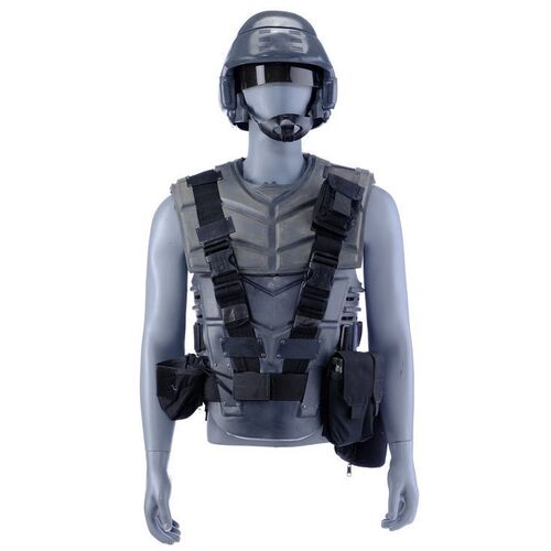 Lot # 1317: Starship Troopers (1997) - Male Mobile Infantry Body Armor with Helmet