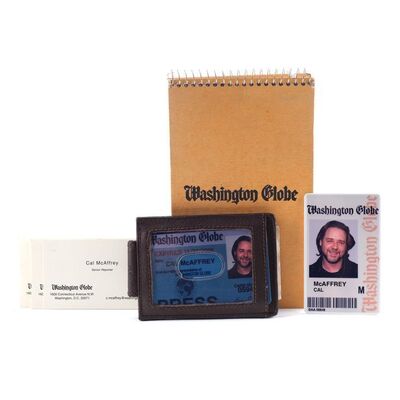 Lot # 1326: State Of Play (2009) - Cal McAffrey's (Russell Crowe) Identification and Office Items
