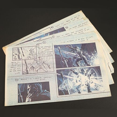 Lot # 1352: The Terminator (1984) - Set of Printed Future War Storyboards 33: The Terminator (1984) - 44