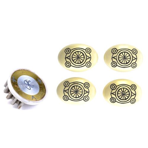 Lot # 1359: Thir13en Ghosts (2001) - Demon Lock and Engraved Knob Handles