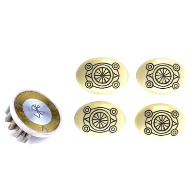 Lot # 1359: Thir13en Ghosts (2001) - Demon Lock and Engraved Knob Handles