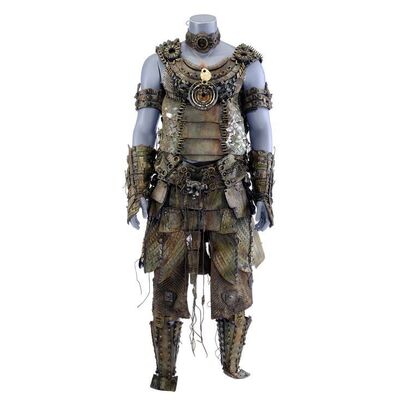 Lot # 1363: The Time Machine (2002) - Hunter Morlock's (Bryon Weiss) Armor Components