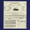 Lot # 1366: Titanic (1997) - Olaf Gundersen's (Bjorn Olsen) Framed Third-Class White Star Line Boarding Pass
