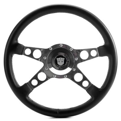 Lot # 1377: Transformers (2007) - Bumblebee's (Mark Ryan) 1976 Camaro Steering Wheel with Center Logo