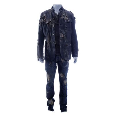 Lot # 1393: True Blood (T.V. Series, 2011) - Bill Compton's (Stephen Moyer) Moon Goddess Emporium Assault Costume