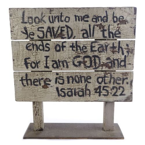 Lot # 1439: The X-Files (T.V. Series, 2000) - Church of God with Signs and Wonders Sign
