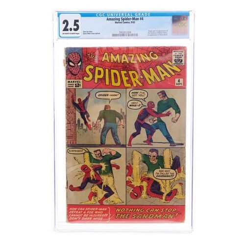 Lot # 1467: Marvel Comics - The Amazing Spider-Man No. 4 CGC 2.5