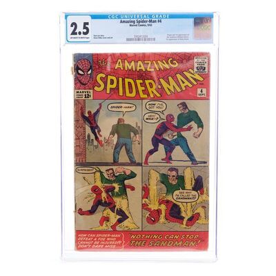 Lot # 1467: Marvel Comics - The Amazing Spider-Man No. 4 CGC 2.5