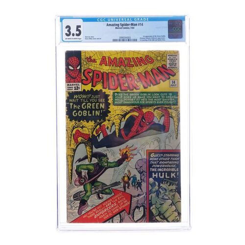 Lot # 1468: Marvel Comics - The Amazing Spider-Man No. 14 CGC 3.5