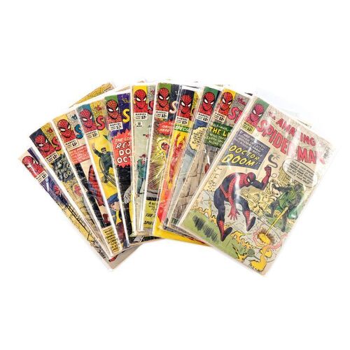 Lot # 1474: Marvel Comics - J.W. Rinzler Collection: The Amazing Spider-Man No. 5-15 [Qty. 11]