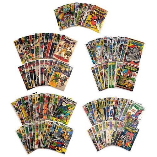 Lot # 1477: Marvel Comics - J.W. Rinzler Collection: The Amazing Spider-Man No. 37-124, and 150 with The Amazing Spider-Man Annual No. 2-10 [Qty. 100]
