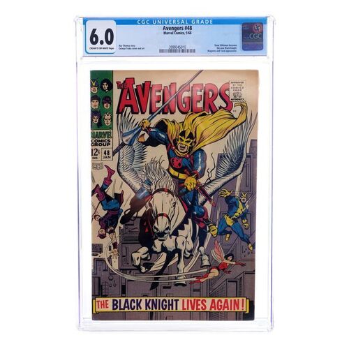 Lot # 1486: Marvel Comics - Avengers No. 48 CGC 6.0
