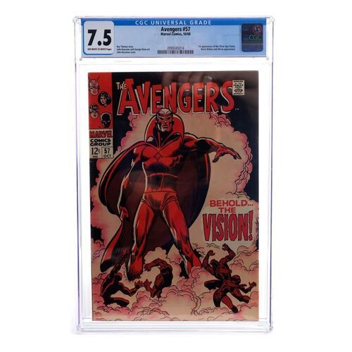 Lot # 1487: Marvel Comics - Avengers No. 57 CGC 7.5