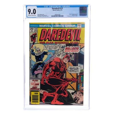 Lot # 1495: Marvel Comics - Daredevil No. 131 CGC 9.0