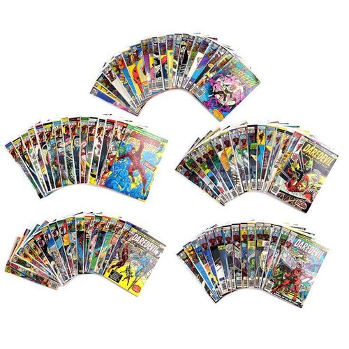 Lot # 1497: Marvel Comics - Daredevil No. 100-190 [Qty. 86]