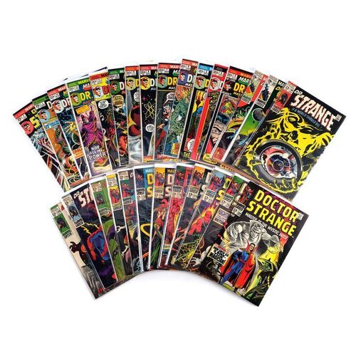 Lot # 1498: Marvel Comics - Doctor Strange No. 169-183, Doctor Strange Vol. 2 No. 1 and 2, and Marvel Premiere No. 3-14 [Qty. 28]