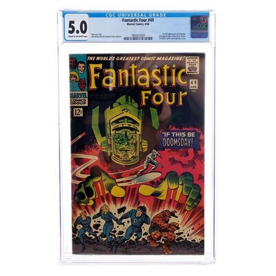 Lot # 1499: Marvel Comics - Fantastic Four No. 49 CGC 5.0