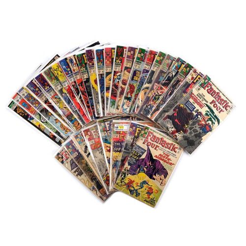 Lot # 1501: Marvel Comics - J.W. Rinzler Collection: Fantastic Four No. 21-122 [Qty. 31]