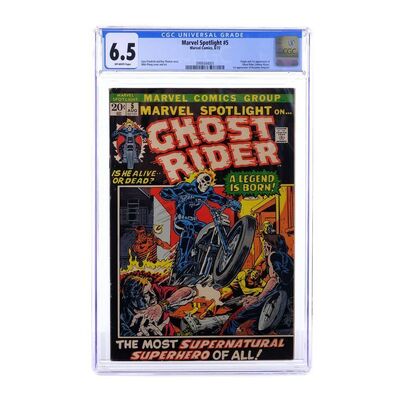 Lot # 1504: Marvel Comics - Ghost Rider Lot: Marvel Spotlight No. 5 CGC 6.5