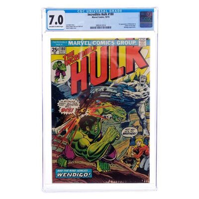 Lot # 1506: Marvel Comics - The Incredible Hulk No. 180 CGC 7.0