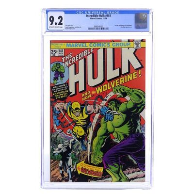 Lot # 1507: Marvel Comics - The Incredible Hulk No. 181 CGC 9.2