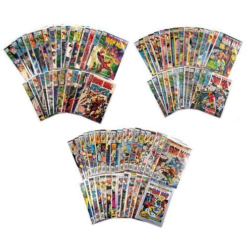 Lot # 1512: Marvel Comics - J.W. Rinzler Collection: Iron Man No. 1-109 with Iron Man and Sub-Mariner No. 1 and Captain Marvel No. 14 [Qty. 90]