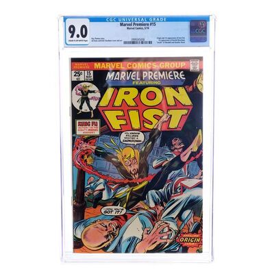 Lot # 1515: Marvel Comics - Marvel Premiere No. 15 CGC 9.0