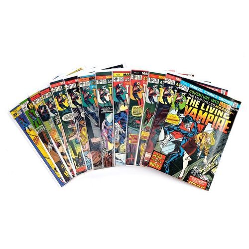 Lot # 1517: Marvel Comics - Morbius Lot: The Amazing Spider-Man No. 101, 102 and Adventure into Fear No. 20-31 [Qty. 13]