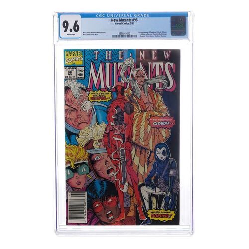 Lot # 1518: Marvel Comics - New Mutants No. 98 CGC 9.6