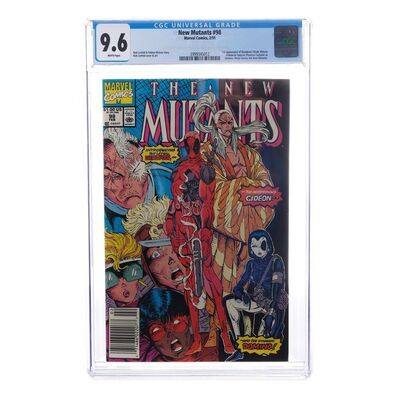 Lot # 1518: Marvel Comics - New Mutants No. 98 CGC 9.6