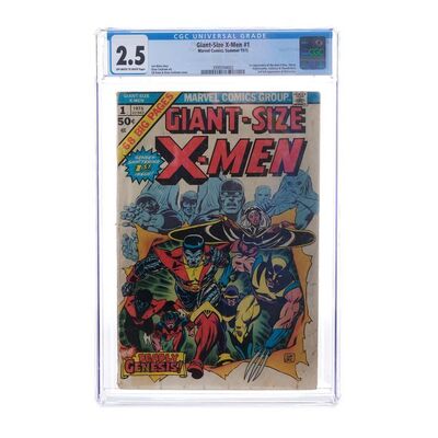 Lot # 1531: Marvel Comics - Giant Size X-Men No. 1 CGC 2.5