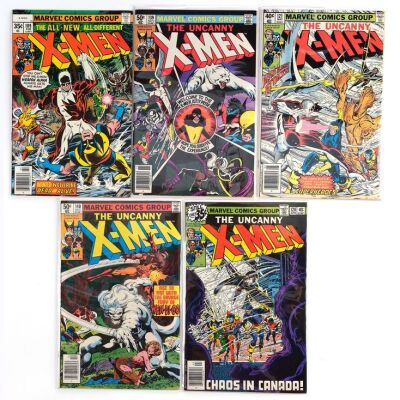 Lot # 1536: Marvel Comics - Alpha Flight Lot: X-Men No. 109, 120, 121 ...