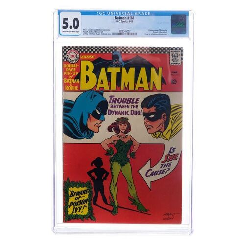 Lot # 1544: DC Comics - Batman No. 181 CGC 5.0