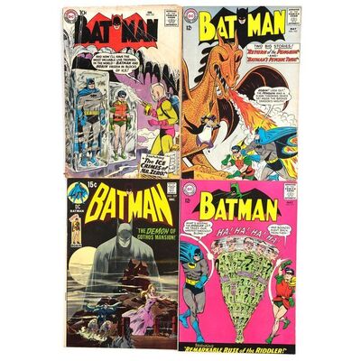 Lot # 1545: DC Comics - Batman No. 121, 155, 171 and 227