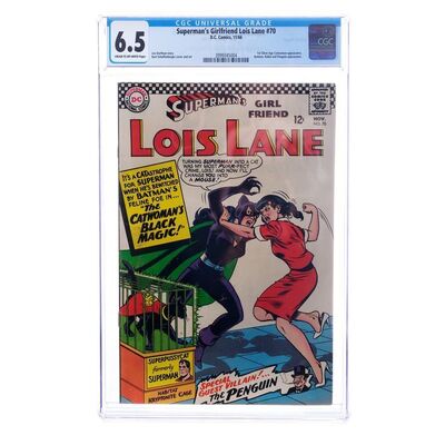 Lot # 1557: DC Comics - Superman's Girl Friend, Lois Lane No. 70 CGC 6.5