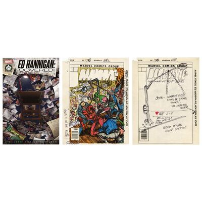Lot # 1564: Marvel Comics - Daredevil No. 136 Final Cover Prelim by Ed Hannigan