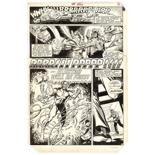 Lot # 1580: Marvel Comics - Spectacular Spider-Man No. 66 P. 3 by Ed Hannigan and Jim Mooney