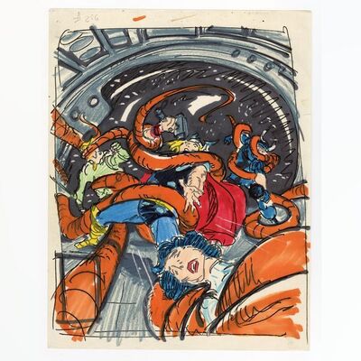 Lot # 1581: Marvel Comics - Thor No. 256 Final Cover Prelim by Ed Hannigan