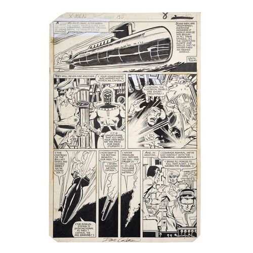 Lot # 1624: Marvel Comics - Uncanny X-Men Vol. 1 No. 150 P. 6 by Joe Rubinstein and Dave Cockrum