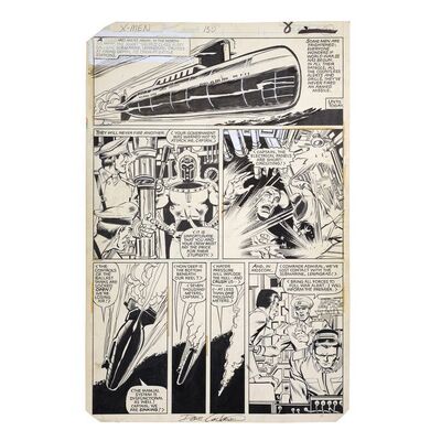Lot # 1624: Marvel Comics - Uncanny X-Men Vol. 1 No. 150 P. 6 by Joe Rubinstein and Dave Cockrum